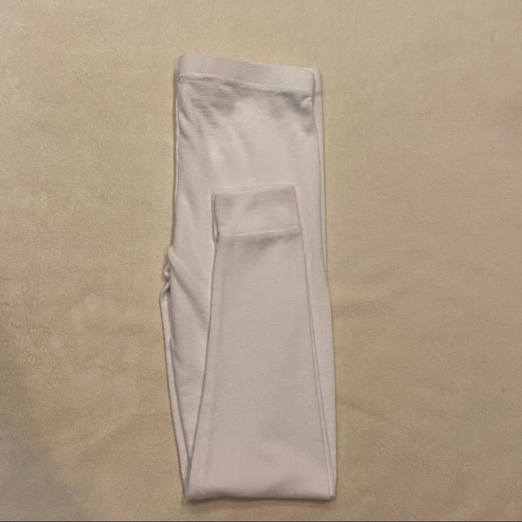 west loop Pants & Jumpsuits Womens West Loop White Long Thermal